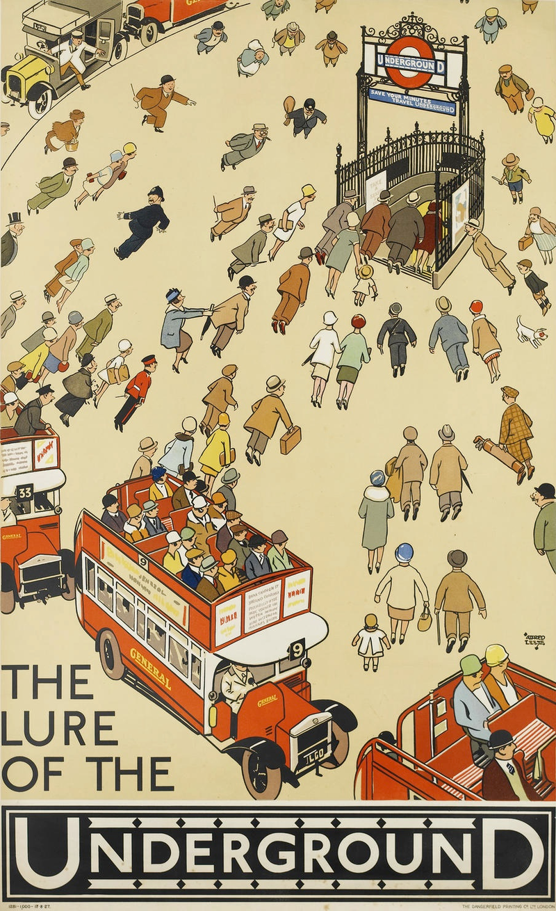 Illustration for article titled 1920s London Underground Posters Remind Us That Trains Are Wonderful